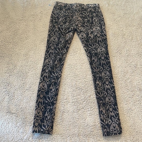 Rag & Bone Corduroy Pattern Jeans Ikat Ink Size 24 - Picture 7 of 10